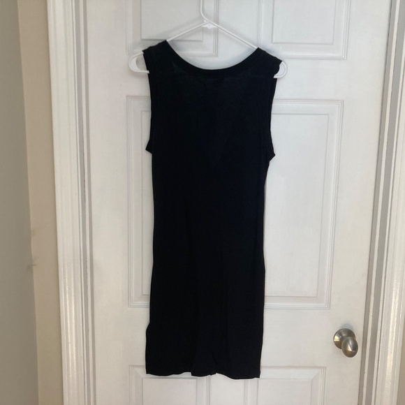 All Saints Black Drop Waist Kerin Dress Small - Picture 4 of 6